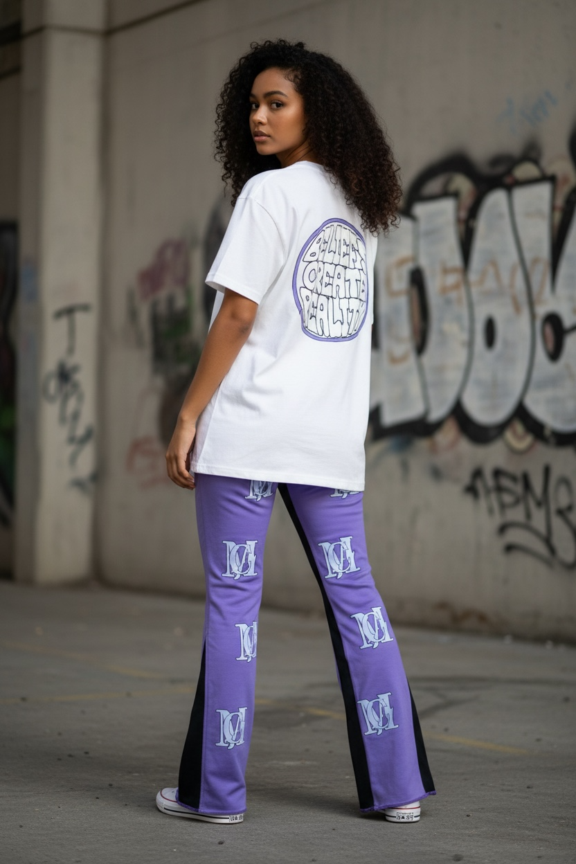 Martyr Raw Edge Flared Joggers